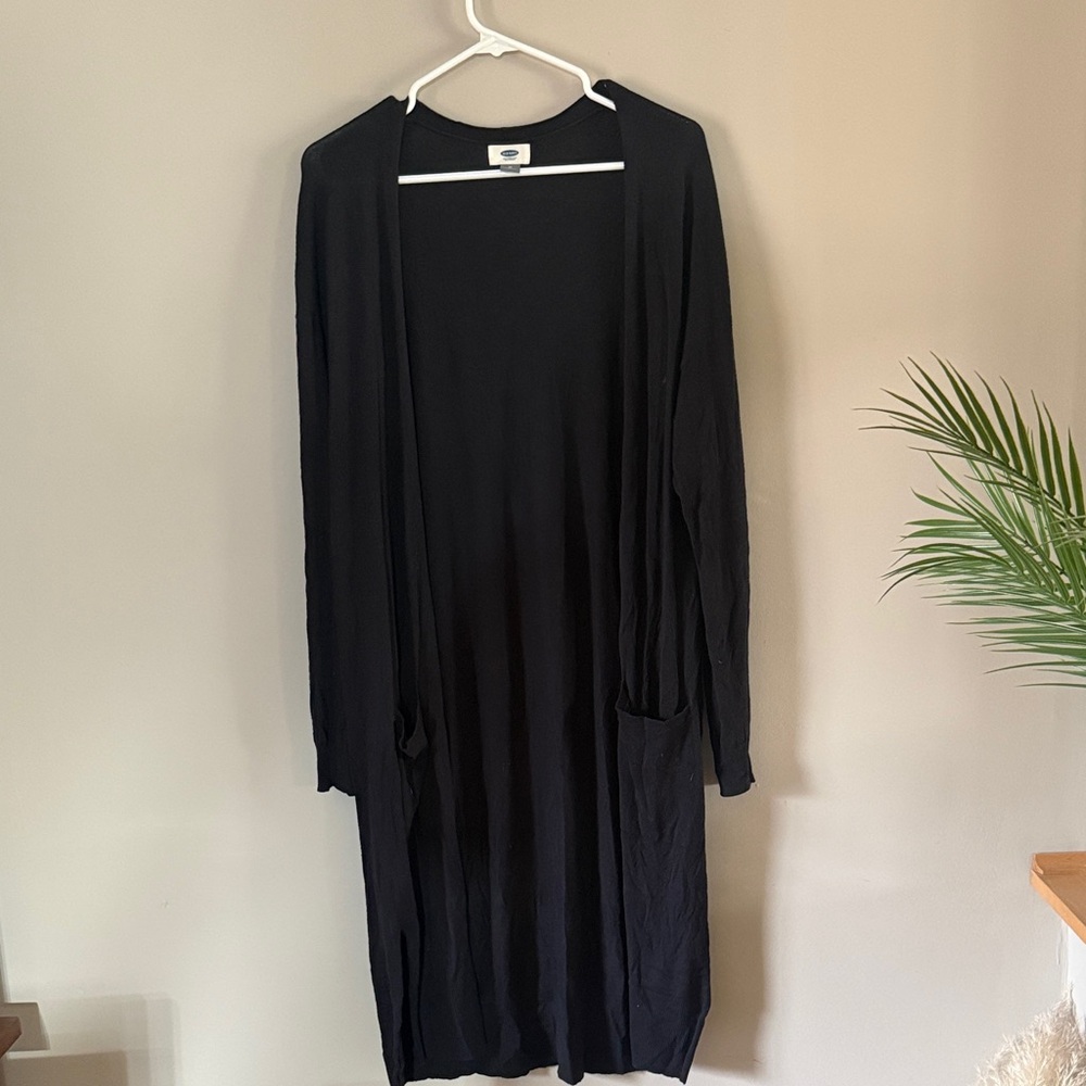 Old Navy Black Open Front Cardigan